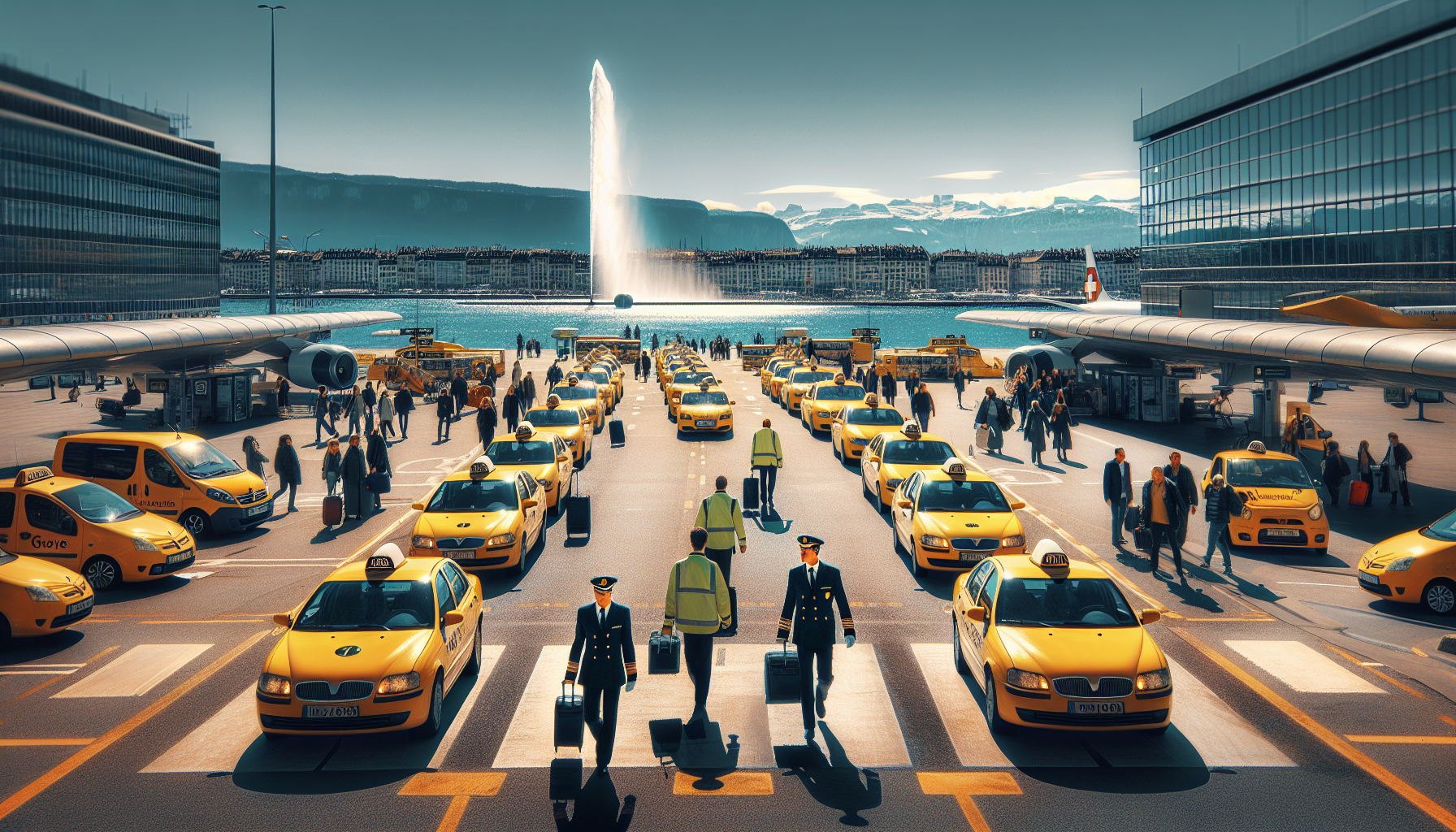 Taxi am Flughafen Genf: Preise, Standorte und Transfer-Tipps