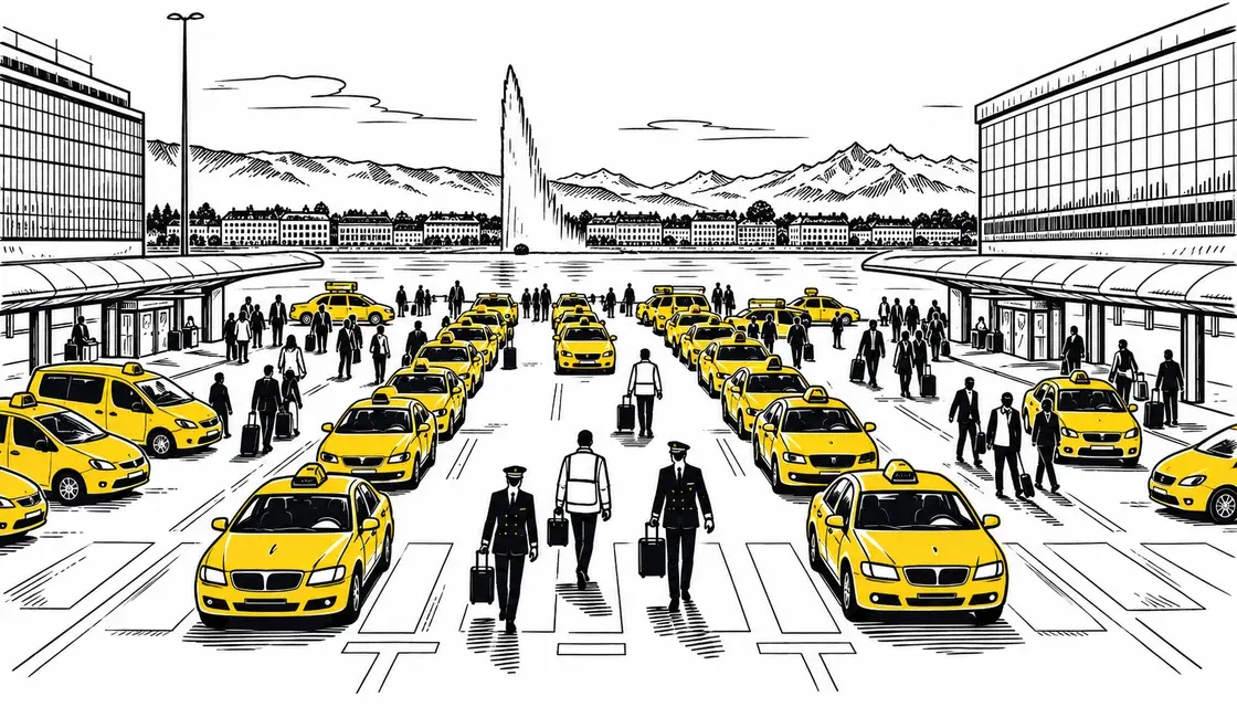 Taxi am Flughafen Genf: Preise, Standorte und Transfer-Tipps